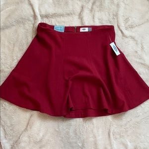 Ruby RED era zippers skater skirt